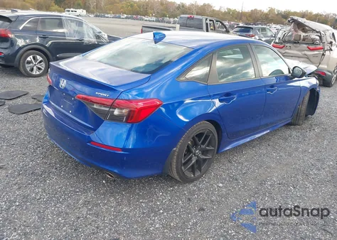 2022 Honda Civic Sport z USA, uszkodzony, nr VIN 2HGFE2F52NH521901